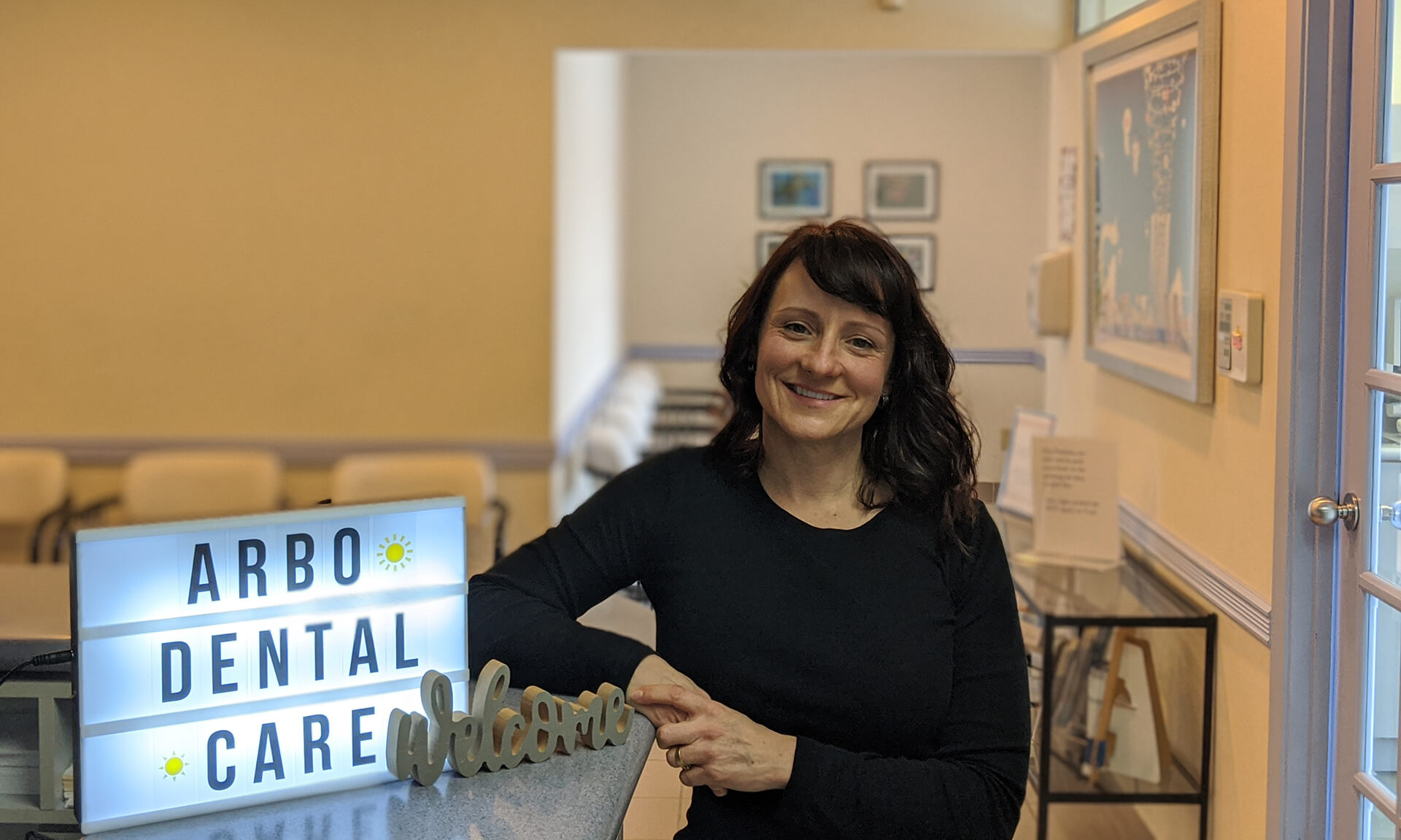 Carol, treatment coordinator and dental assistant at Arbo Dental Care in Bradford
